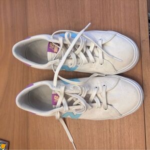 Men’s New Balance 210 - off white, blue, purple